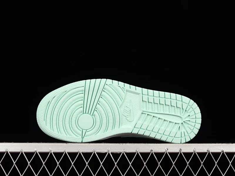 All categories Air Jordan Jordan series basketball shoes Air Jordan 1 Mid G version pure original Air Jordan 1 Mid SE "Marine Green" AJ1 Joe 1 white cyan Chinese basketball shoes DV2229-300